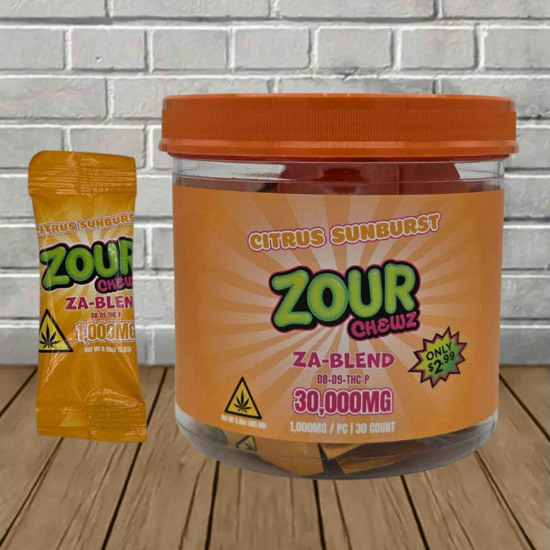 Zour Chewz D8 | D9 | THCp ZA Blend 1000mg - Image 3