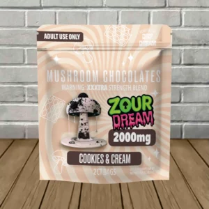 Alternative view of Zour Dream XXXTRA Strength Mushroom Chocolates 2000mg