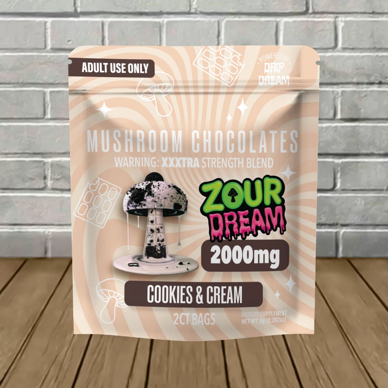 Zour Dream XXXTRA Strength Mushroom Chocolates 2000mg - Image 2