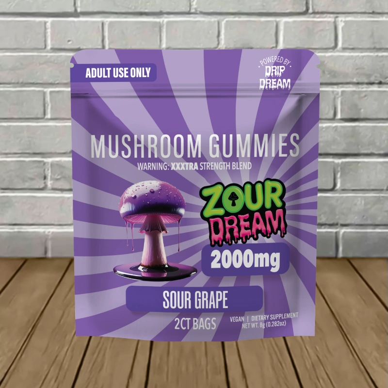Zour Dream XXXTRA Strength Mushroom Gummies 2000mg - Image 7