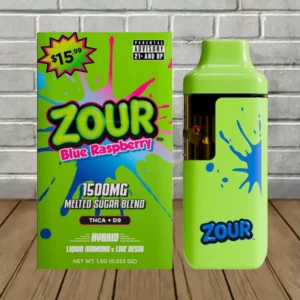 Alternative view of Zour THCa Melted Sugar Blend Disposable 1.5mg