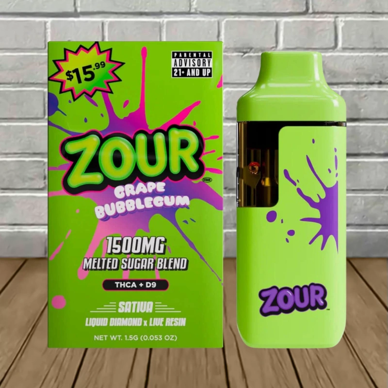 Zour THCa Melted Sugar Blend Disposable 1.5mg - Image 4