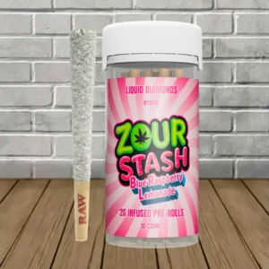 Zour Stash Liquid Diamonds THCa 2g Prerolls | 10ct