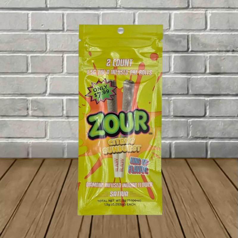 Zour Stash THCa Diamond 3g Preroll - Image 4