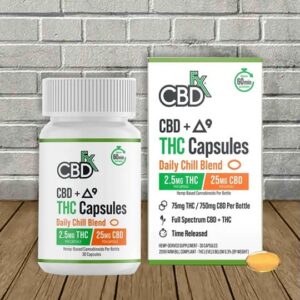 CBDfx Full Spectrum CBD + THC Capsules