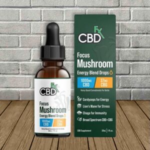 CBDfx Focus Mushroom Blend CBD + CBG Drops
