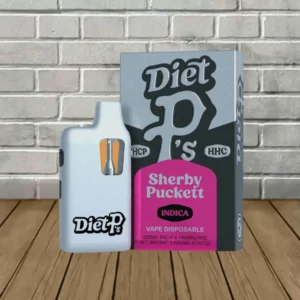 Alternative view of Pushin P’s Diet P’s THCP Disposable Vape 2g