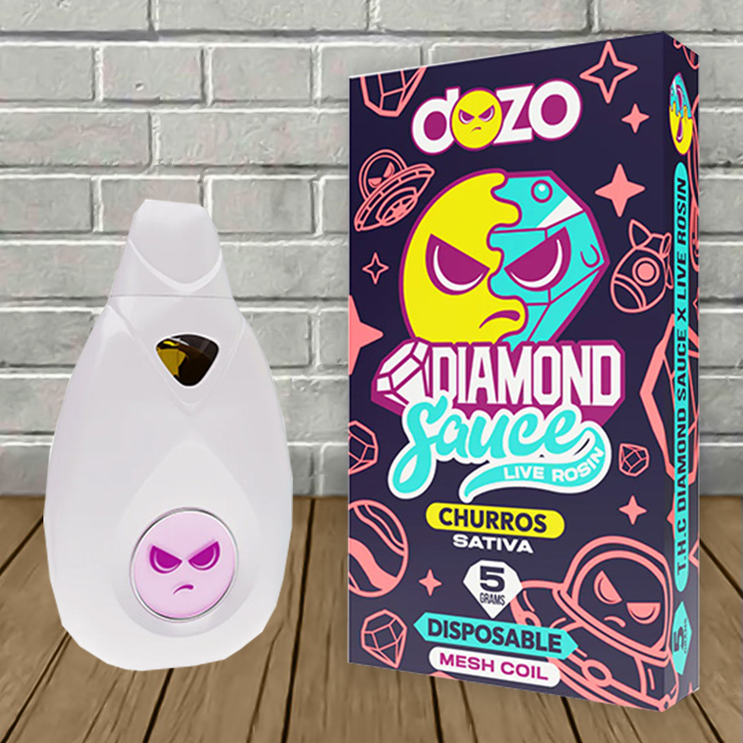 Dozo Live Rosin Diamond Sauce Disposable 5g — DISCONTINUED - Image 2