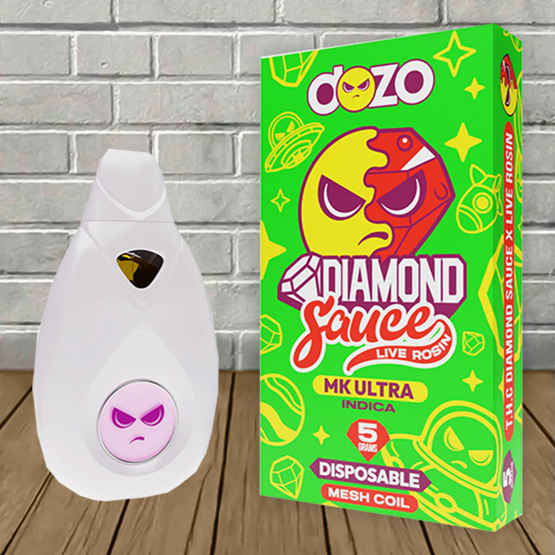 Dozo Live Rosin Diamond Sauce Disposable 5g — DISCONTINUED - Image 3