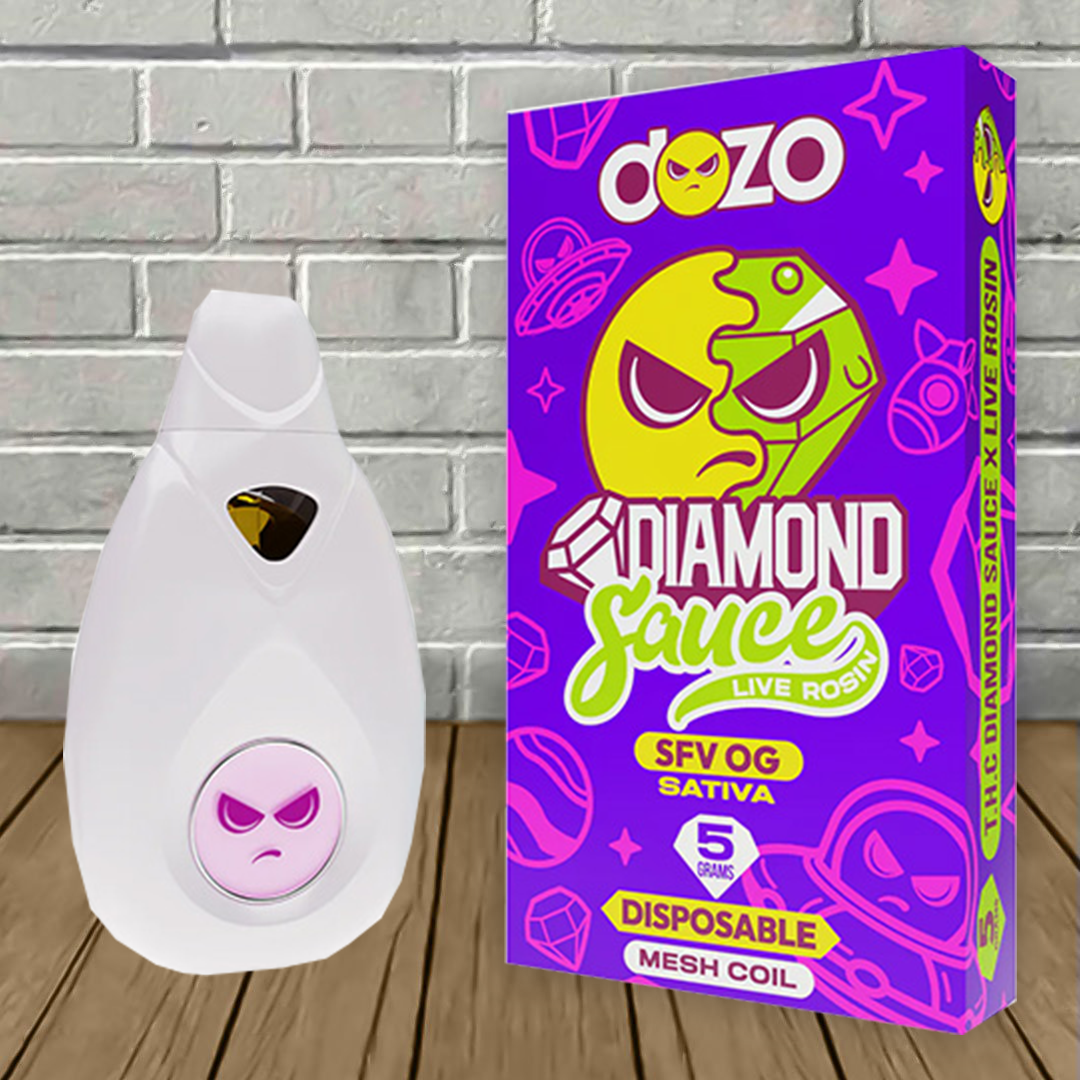 Dozo Live Rosin Diamond Sauce Disposable 5g — DISCONTINUED - Image 8