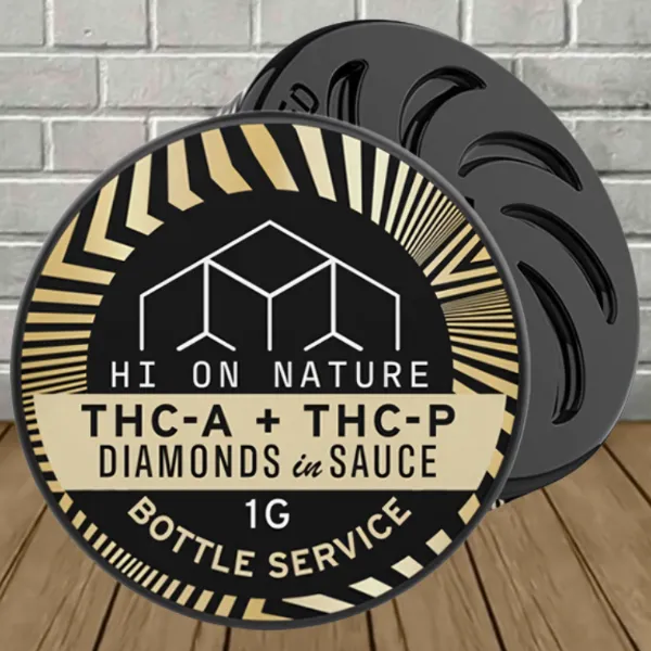 Hi On Nature THCa + THCP Dabs 1g–Diamonds In Sauce - Image 5