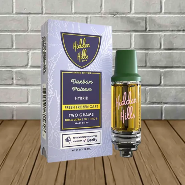 Hidden Hills THCa Ultra Fresh Frozen Cartridge 2g - Image 4