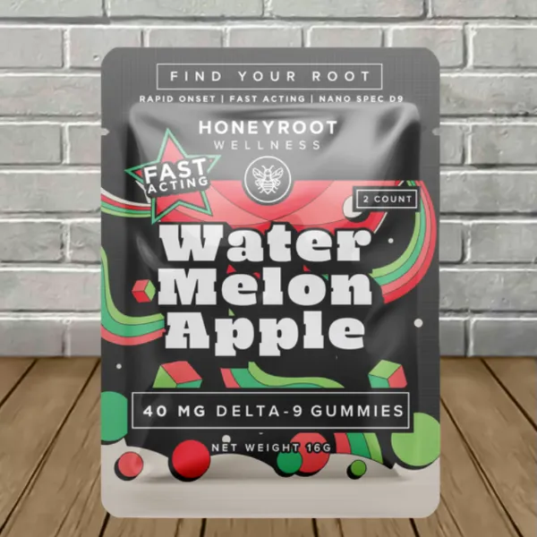 Honeyroot Nano Infused Delta 9 THC Gummies 40mg - Image 2
