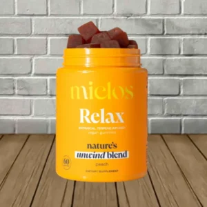Alternative view of Mielos Functional Mushroom + Botanical Terpene Infused Gummies 60ct