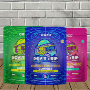 Dozo Don’t Trip Mushroom Extract + D9 Gummies 7100mg — DISCONTINUED