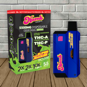 Numb Cannabis Co Super Smoker THCa + THCP Disposable 5.5g — DISCONTINUED - Image 4