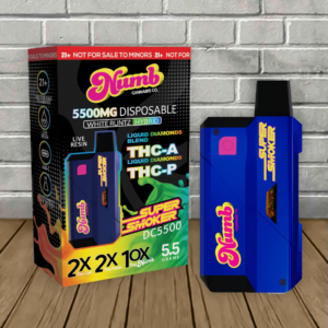 Alternative view of Numb Cannabis Co Super Smoker THCa + THCP Disposable 5.5g — DISCONTINUED
