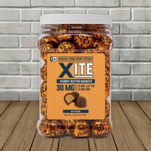 Xite Delta 9 THC Peanut Butter Nuggets