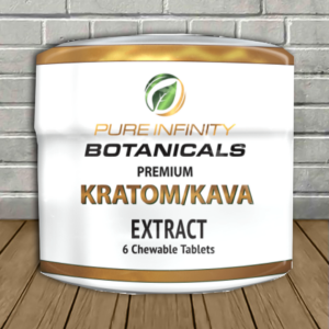 Pure Infinity Botanicals Kava + Kratom Tablets 6ct