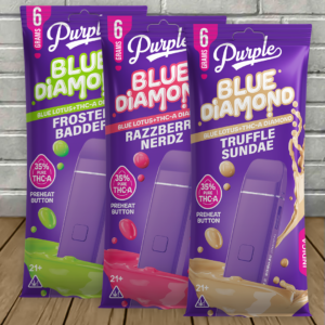 Purple Blue Diamond Blue Lotus + THCa Diamonds Disposable 6g — DISCONTINUED