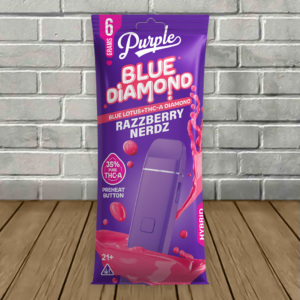 Purple Blue Diamond Blue Lotus + THCa Diamonds Disposable 6g — DISCONTINUED - Image 6
