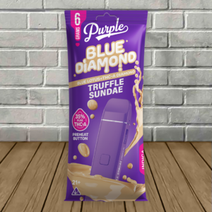 Purple Blue Diamond Blue Lotus + THCa Diamonds Disposable 6g — DISCONTINUED - Image 7