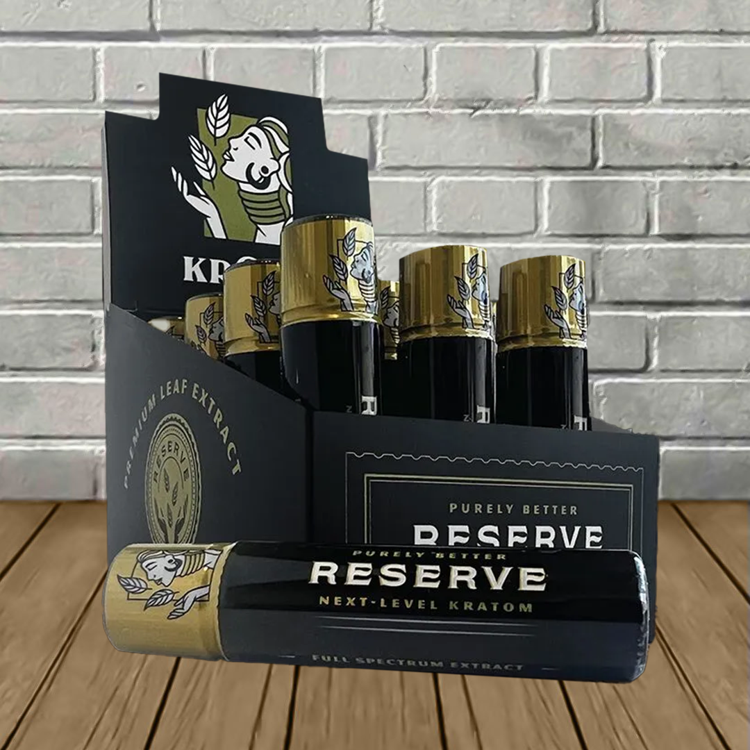 Kr8om Gold Reserve Liquid Kratom Extract Shot 225mg - Image 2