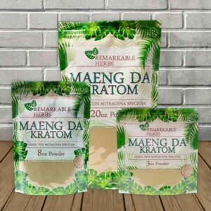 Remarkable Herbs Green Vein Maeng Da Kratom Powder