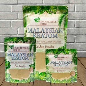 Remarkable Herbs Green Vein Malaysian Kratom Powder