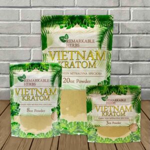 Remarkable Herbs Green Vein Vietnam Kratom Powder