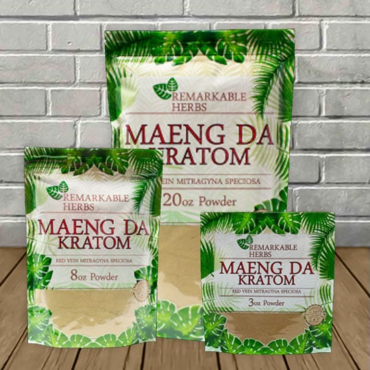 Remarkable Herbs Red Vein Maeng Da Kratom Powder