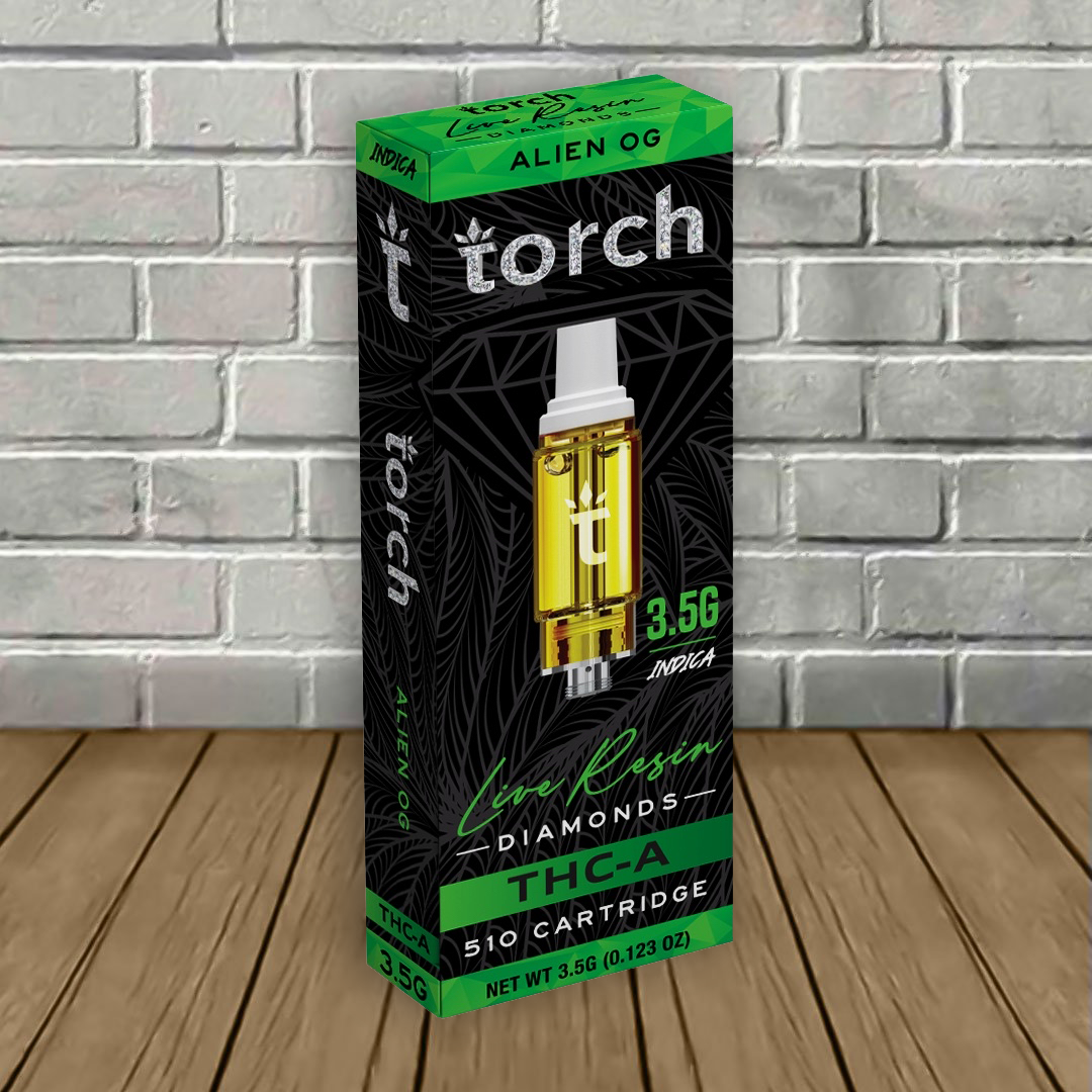 Torch Live Resin Diamonds THCa Cartridge 3.5g - Image 6