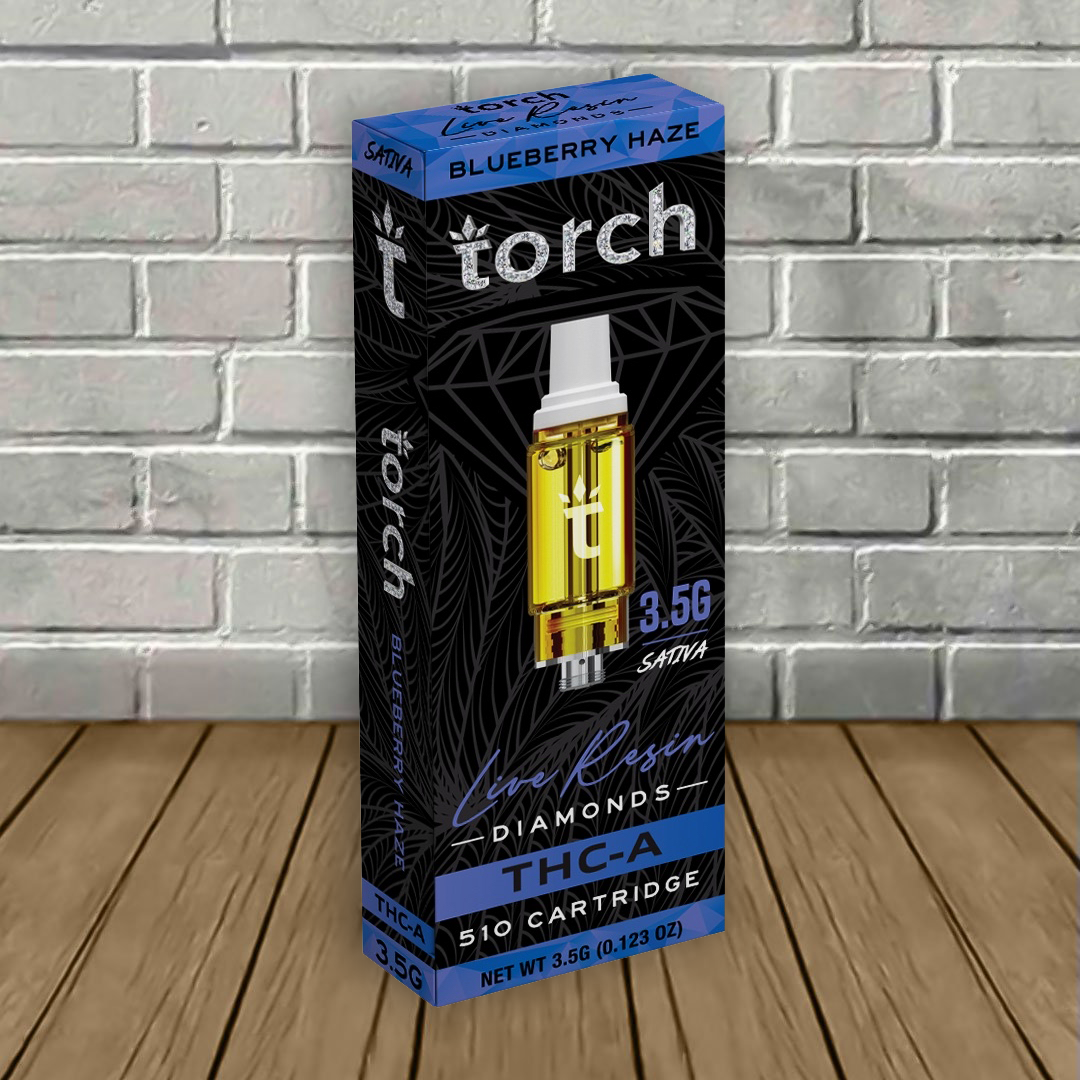 Torch Live Resin Diamonds THCa Cartridge 3.5g - Image 2