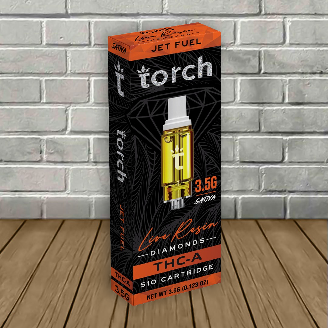 Torch Live Resin Diamonds THCa Cartridge 3.5g - Image 3