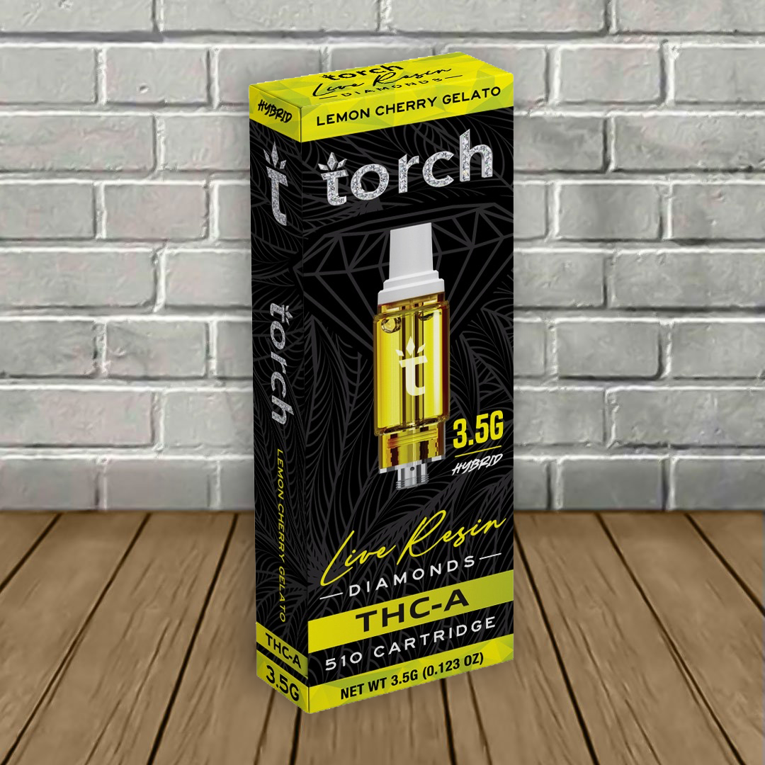 Torch Live Resin Diamonds THCa Cartridge 3.5g - Image 4