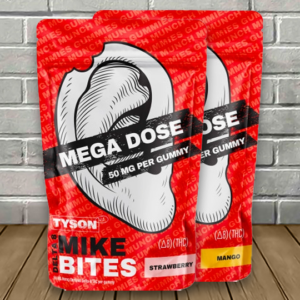 Tyson 2.0 Mega Dose Delta 8 THC Mike Bites 1000mg