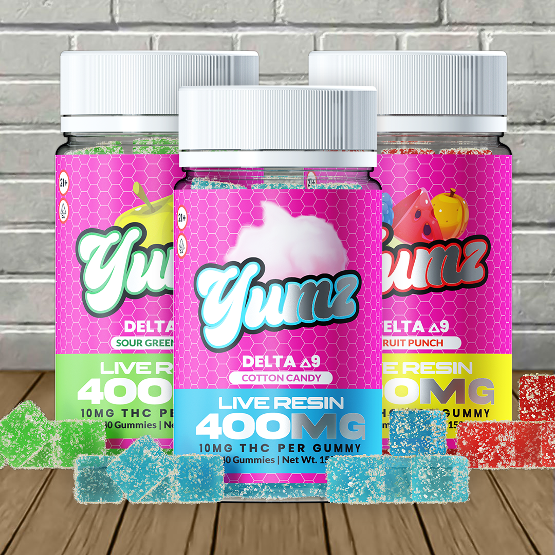 Yumz Lab Live Resin Delta 9 THC Gummies 400mg