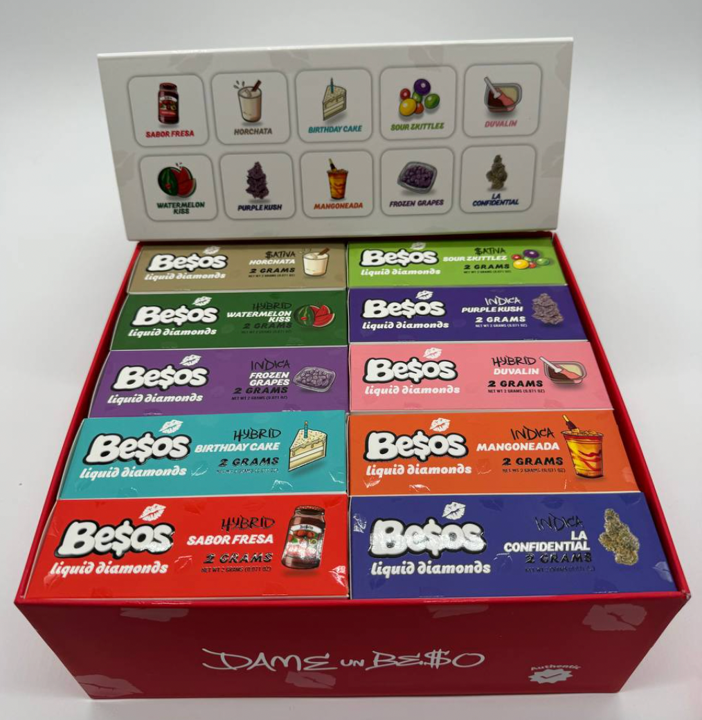 Besos Cart Vape | 10 Packs Mixed Flavors Variety