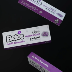 Besos Frozen Grapes Disposable Vape | Indica