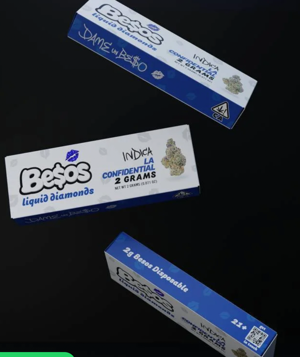 Besos La Confidential 2g Disposable Vape | Indica